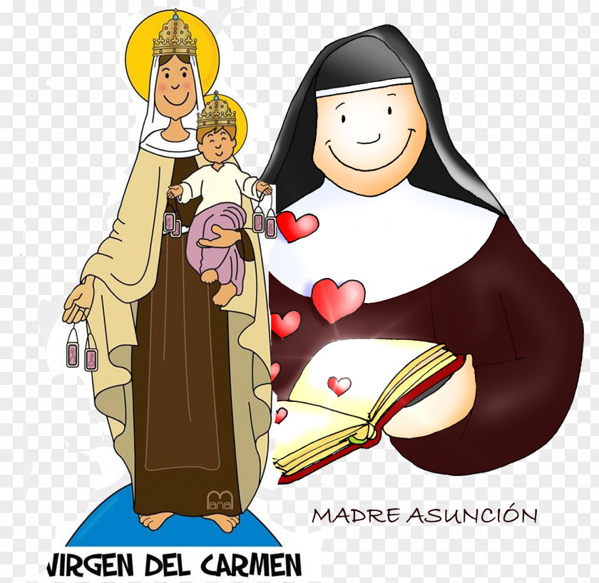 Virgen Del Carmen Calle Madre Asunción Soler Mother Our Lady Of Mount Carmel Colegio Carmelites PNG
