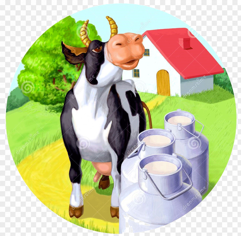 Happy Cow Dairy Cattle Milk Clip Art Illustration PNG