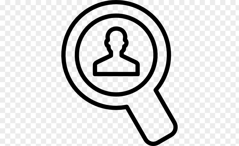 Magnifying Glass Button PNG
