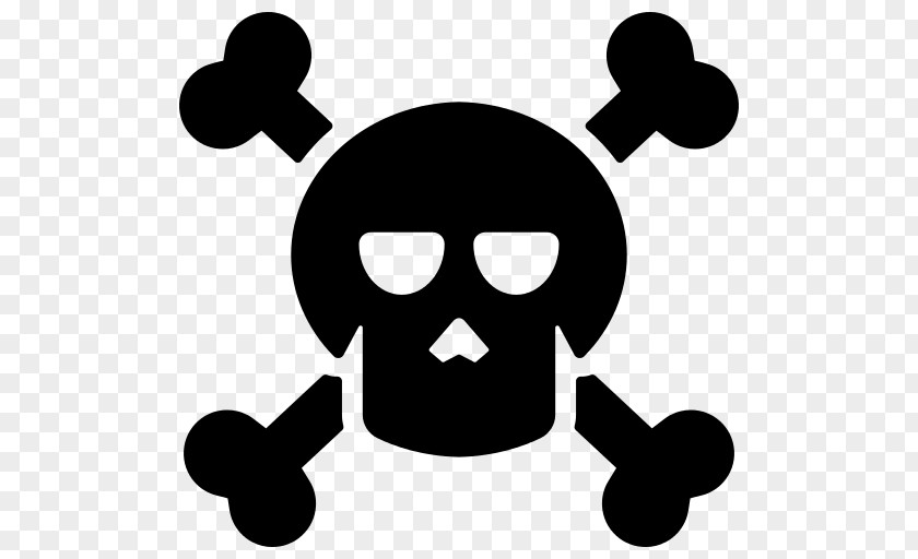 Skull And Crossbones Icons Death Vector Graphics Image Illustration PNG