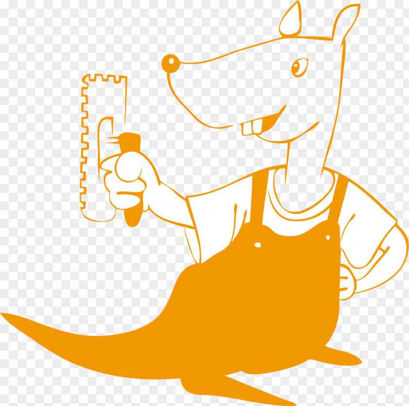 The Wall Of Fox Cartoon Illustration PNG