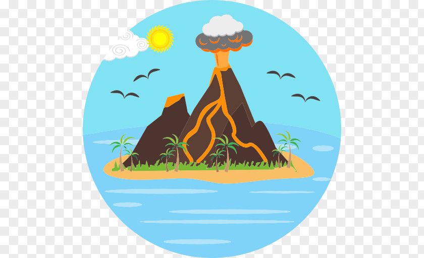 Volcano Icon PNG