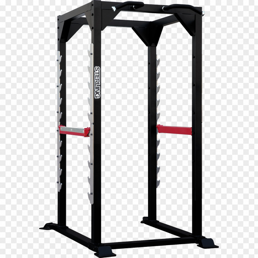Barbell Power Rack Fitness Centre Physical Squat Bench Press PNG