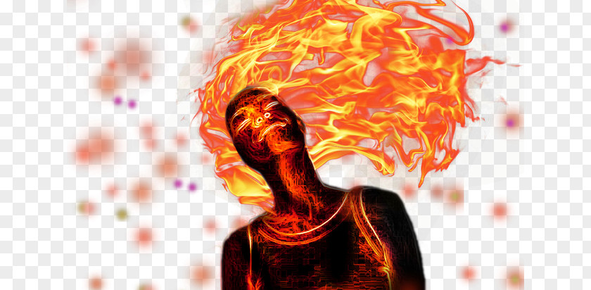 Fire People Computer Illustration PNG