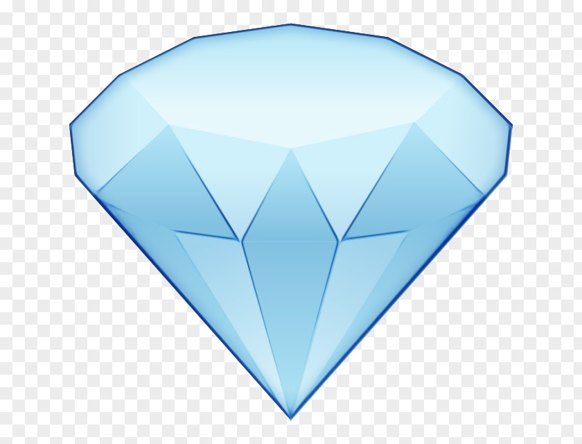 Gemstone Symmetry Heart Emoji Background PNG