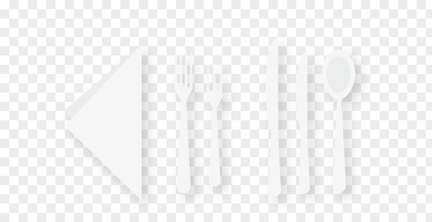 Knife And Fork Spoon Black White Square Angle Pattern PNG