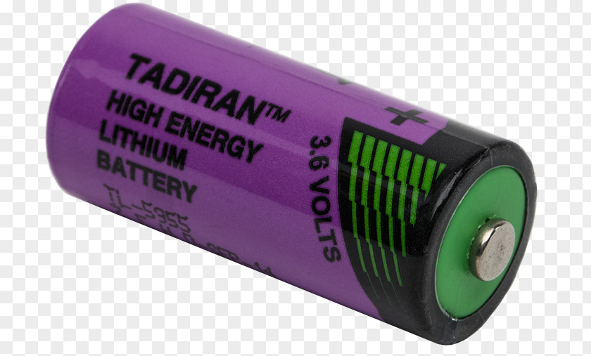 Lithium Room Temperature Electric Battery Purple Cylinder Product PNG