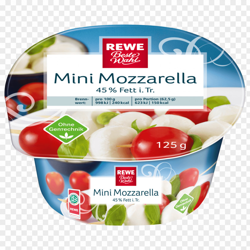 Mozarella REWE Beste Wahl Mini Mozzarella 255g Galbani Food PNG