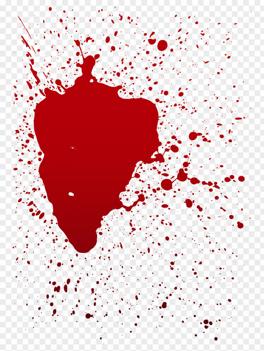 A Large Splash Of Blood Euclidean Vector Ink PNG