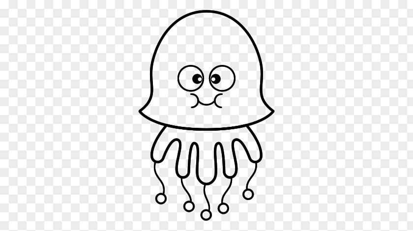 Jellyfish Coloring Book Drawing PNG