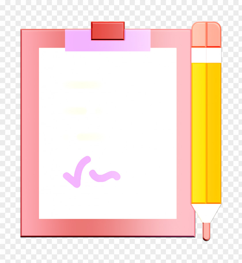 Stationery Rectangle Notepad Icon Note Essential PNG