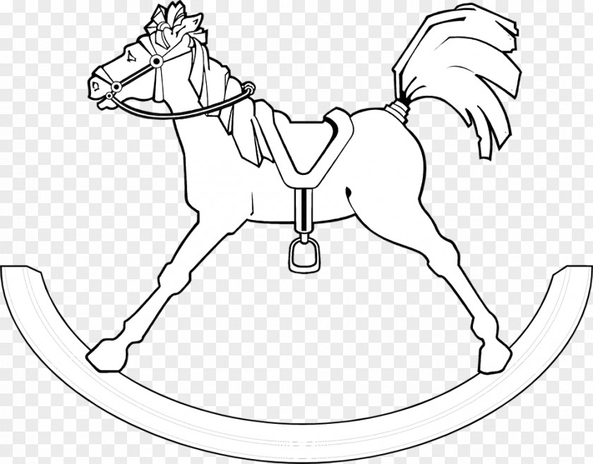 Rocking Horse Pony Drawing PNG