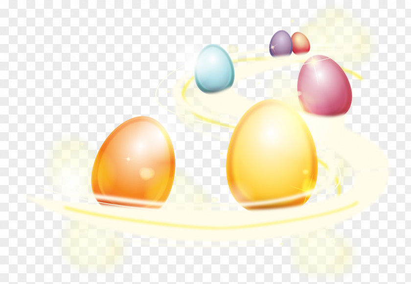 Vector Eggs Easter Bunny Colorful Egg PNG