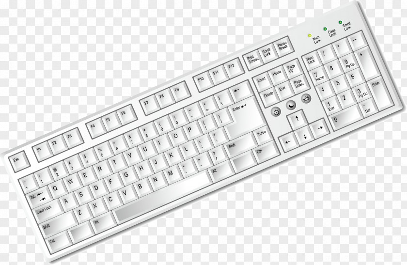 White Keyboard Decoration Design Vector Computer Mouse PNG