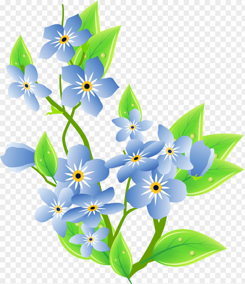 Blue Flower Myosotis Sylvatica Stock Photography Tulip Clip Art PNG