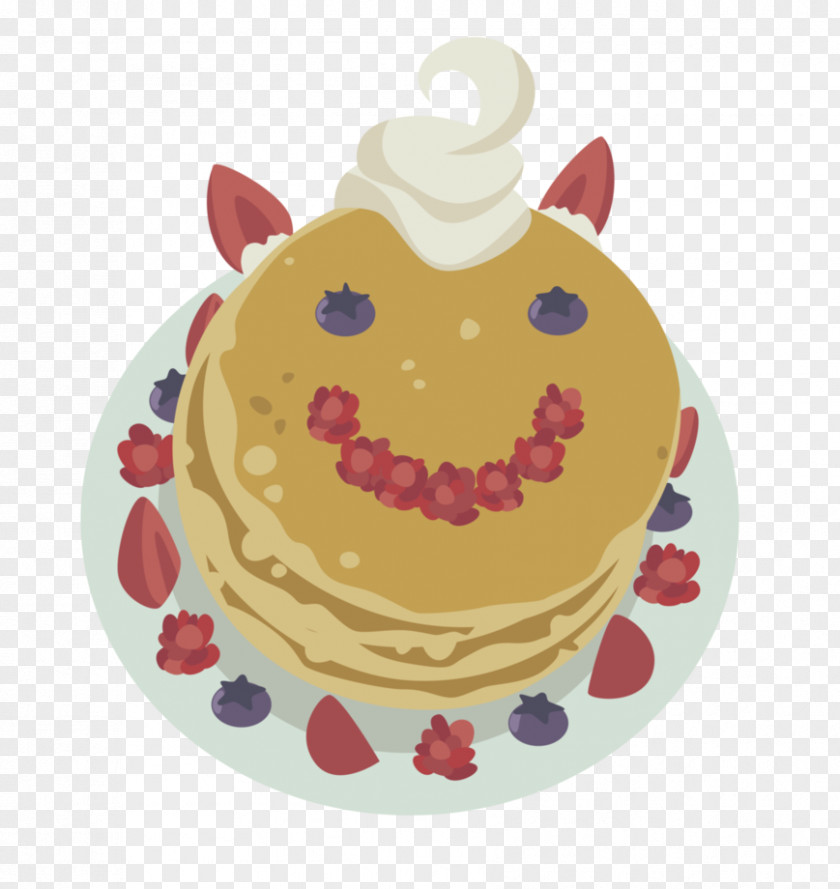 Pancake Princess Celestia Torte Frosting & Icing Cream PNG