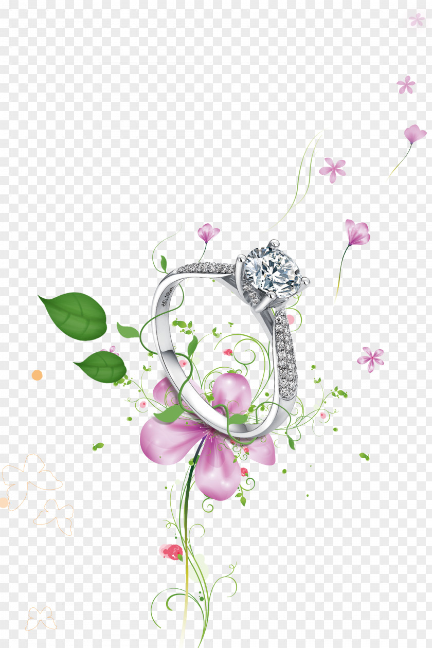 Diamond Ring Falling In Love Wedding PNG
