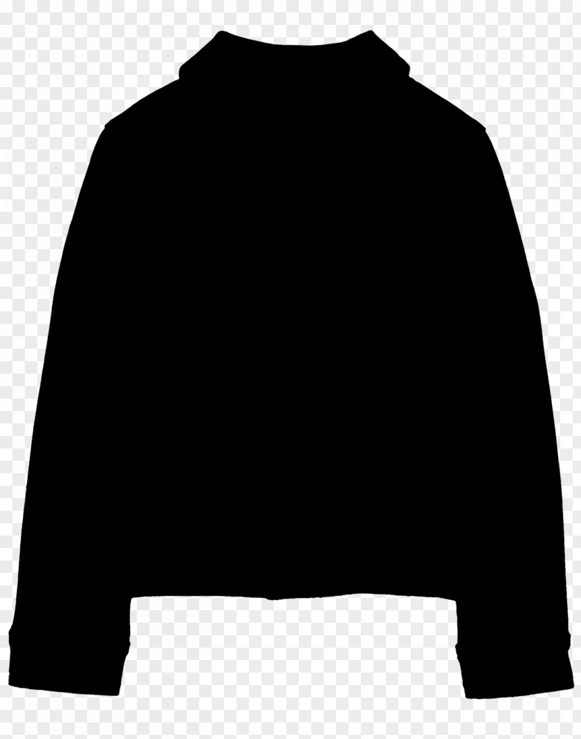 Sleeve Neck Pattern Black M PNG