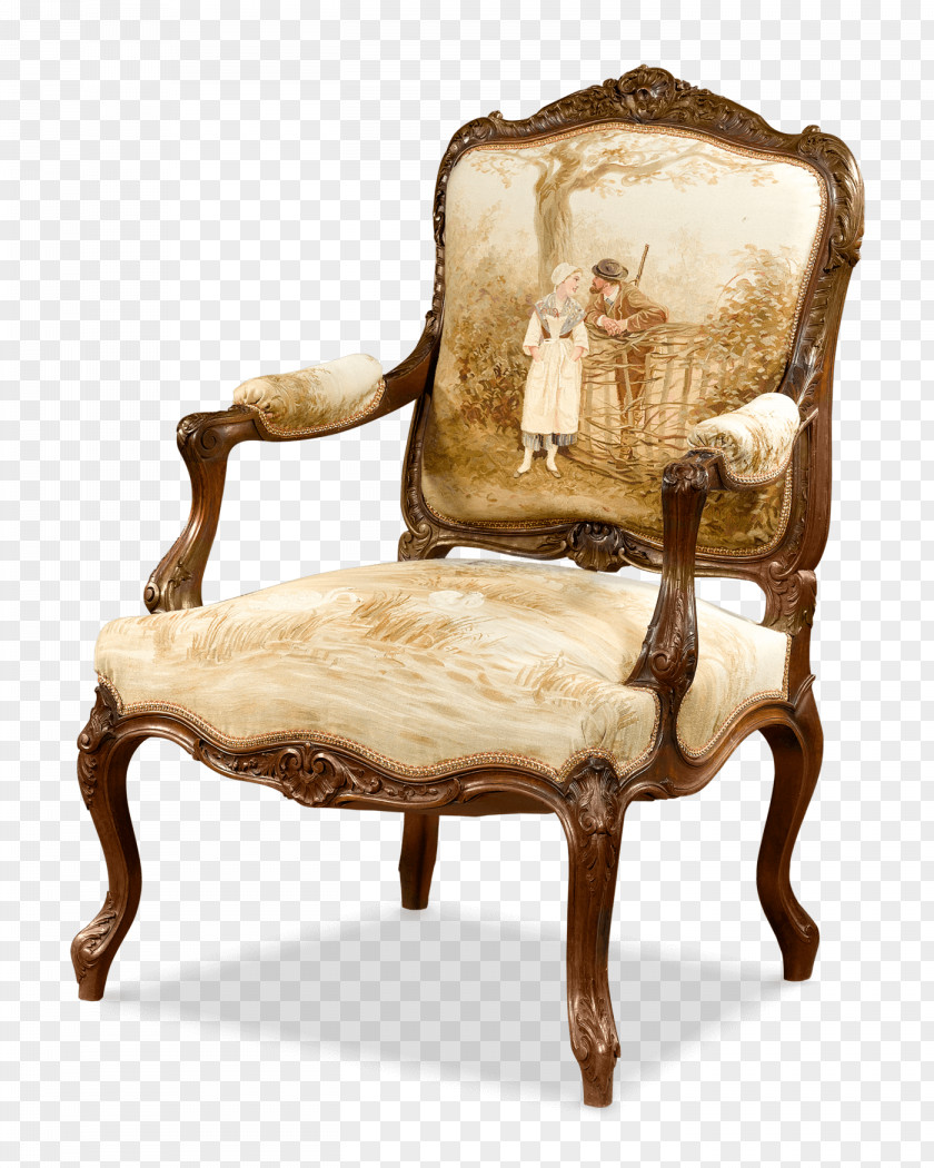 Table Aubusson Chair Furniture Louis Quinze PNG
