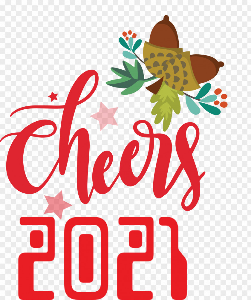 Cheers 2021 New Year Cheers.2021 PNG