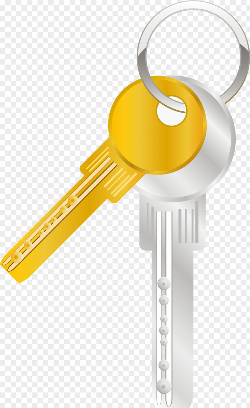 Hand Painted Gold Key Image File Formats PNG