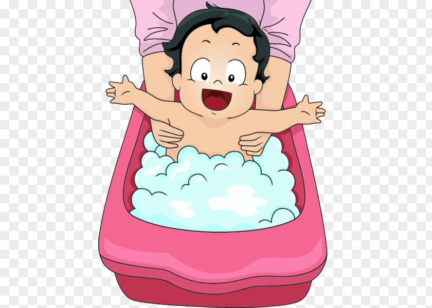 Bath Baby Bathtub Bathing Infant Clip Art PNG