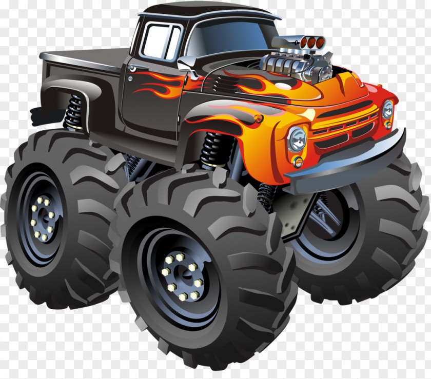 Car Vector Graphics Royalty-free Monster Truck Illustration PNG