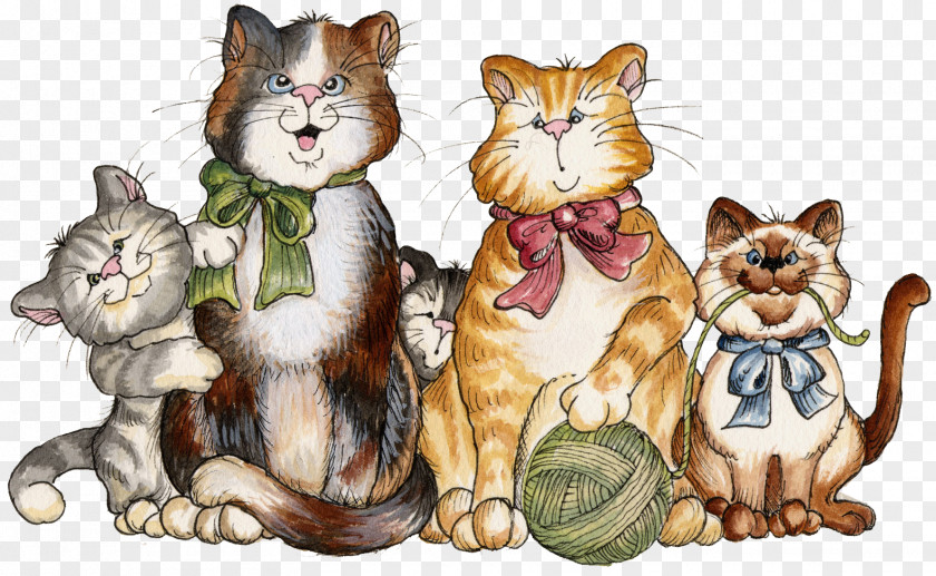 Cats Animation Clip Art PNG