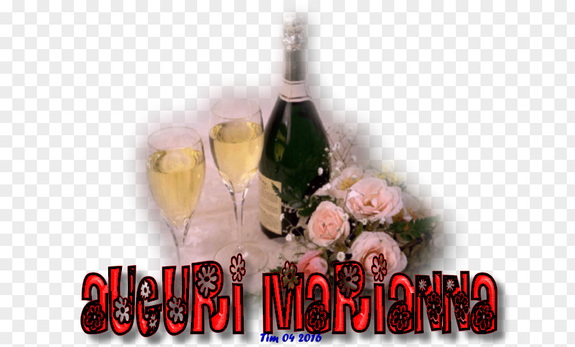 Champagne Birthday Bottle Wine PNG