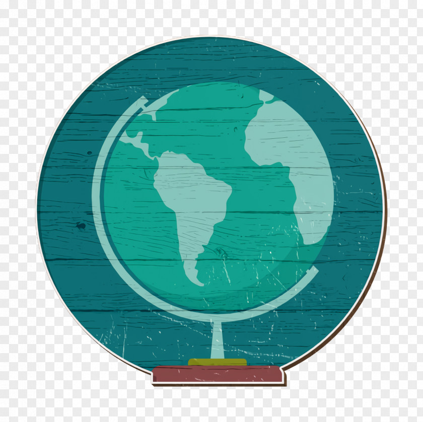 Education Icon Geography Global PNG