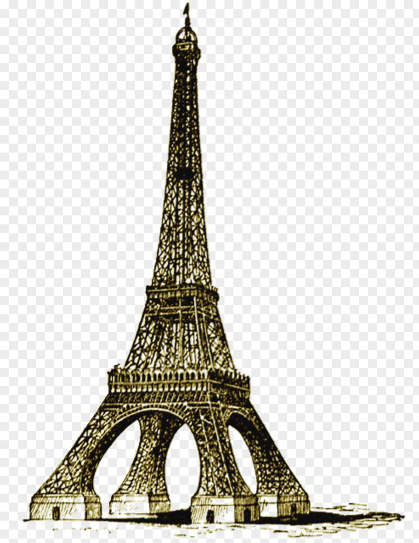 Eiffel Tower Art Printing PNG