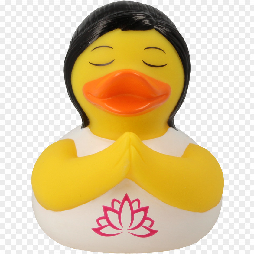 Rubber Duck Yoga Yellow Namaste PNG