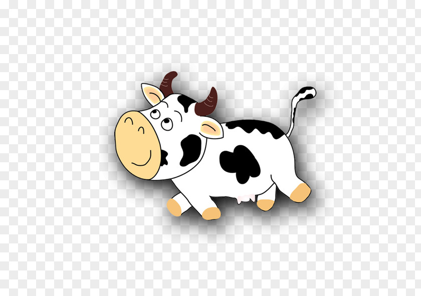 Cartoon Cow Cattle Illustration PNG