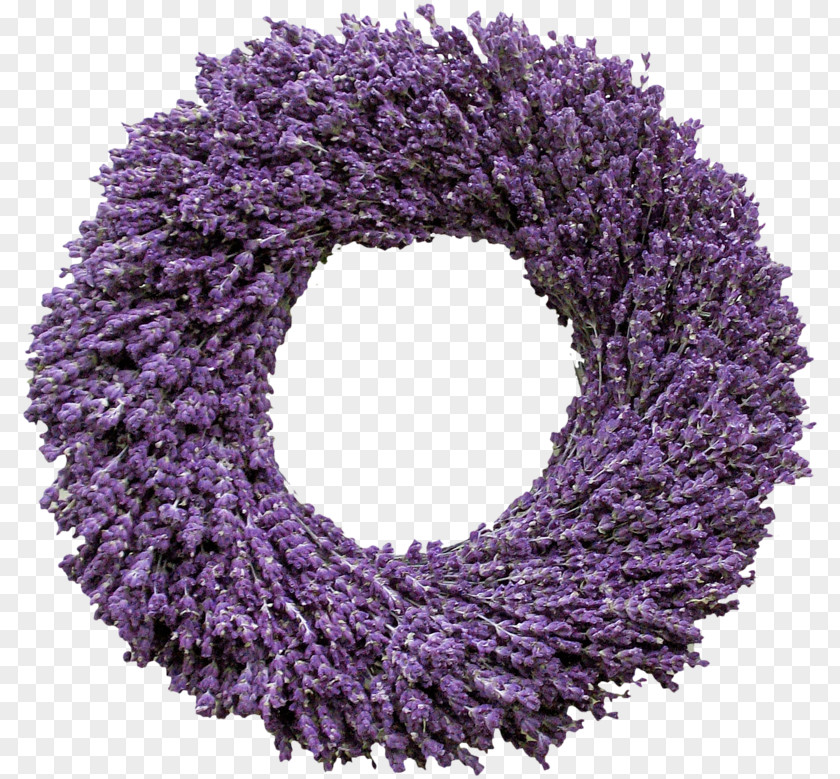 Flower English Lavender Wreath French PNG