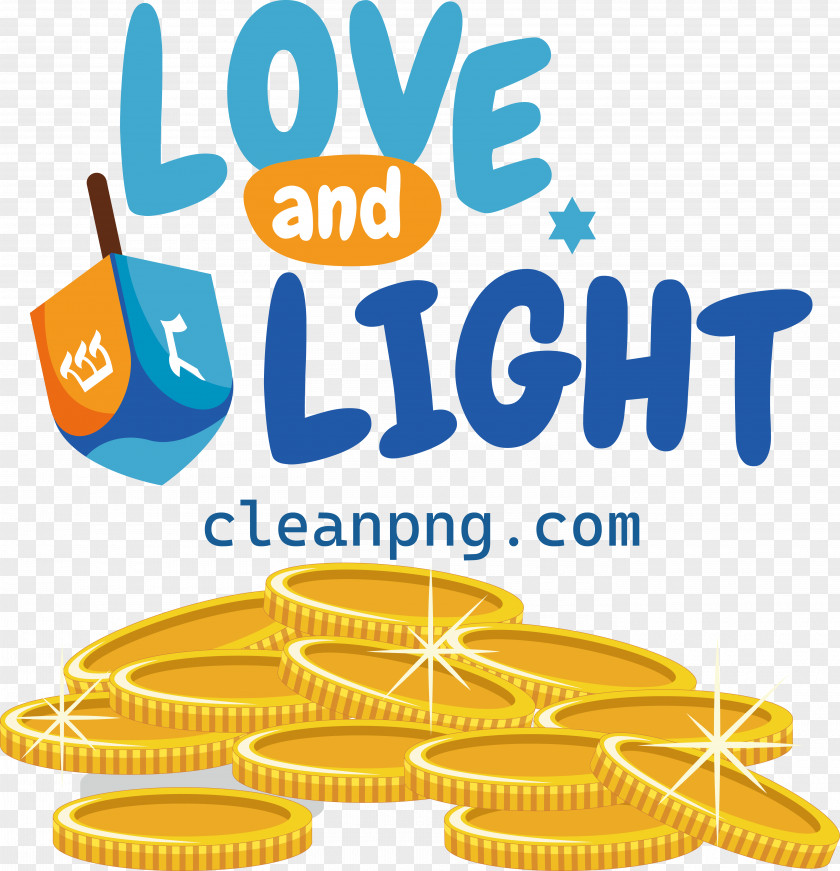 Happy Hanukkah Love Light PNG