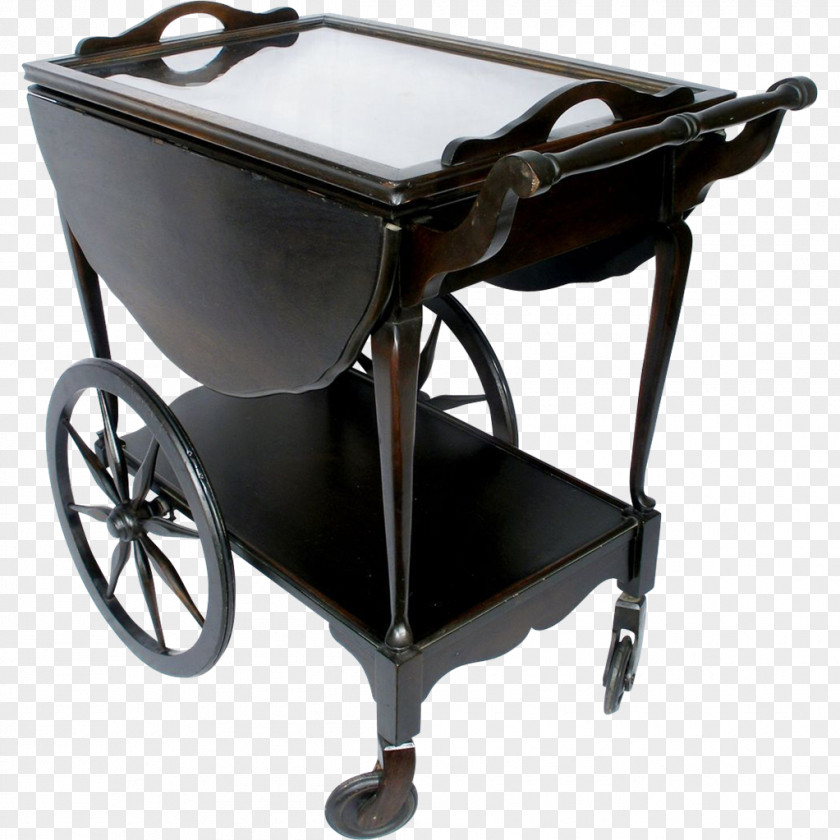 Table Drop-leaf Tea Tray Cart PNG