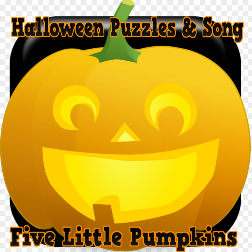 Yellow Pumpkin Jack-o'-lantern Smiley Cucurbita Maxima Font PNG