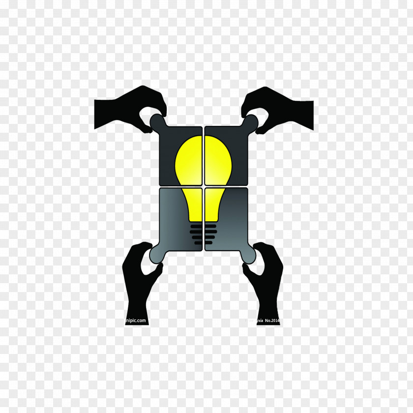 Creative Puzzle Bulb Idea Stock Illustration Photography PNG