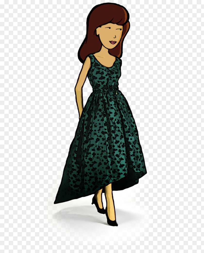 Dress Gown Fashion Formal Wear Pattern PNG