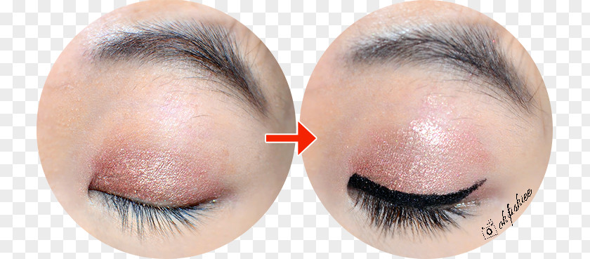 Eye Simple Stroke Shadow Liner Eyelash Extensions Cosmetics Lip PNG