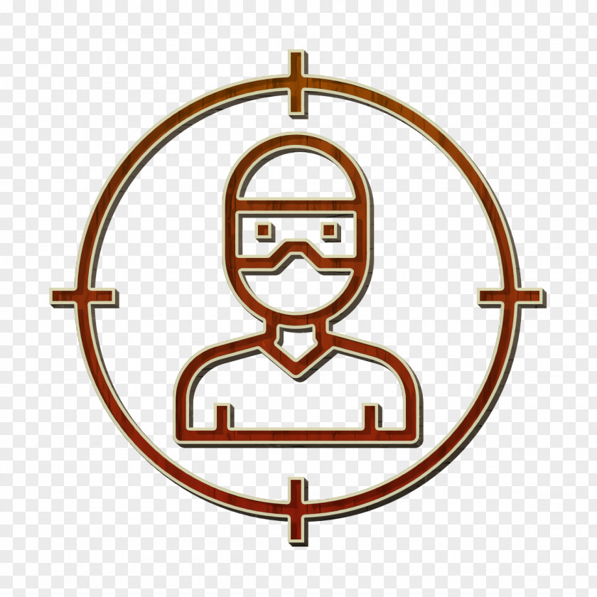 Target Icon Crime Thief PNG