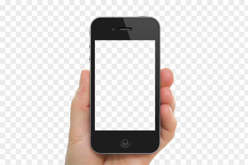 Black Iphone In Hand Transparent Image IPhone 7 Smartphone Mobile App Development PNG