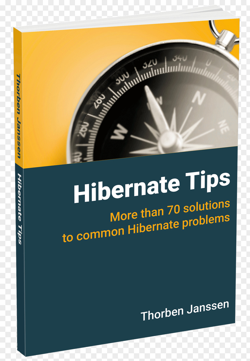 Book Hibernate Tips: More Than 70 Solutions To Common Problems Java Brand PNG