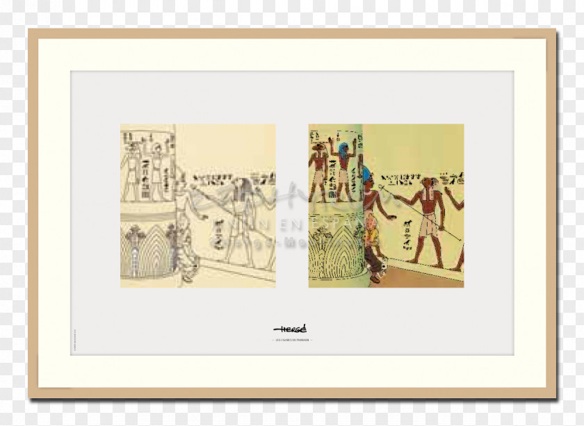 Cigare Cigars Of The Pharaoh Adventures Tintin Snowy Crab With Golden Claws Lithography PNG