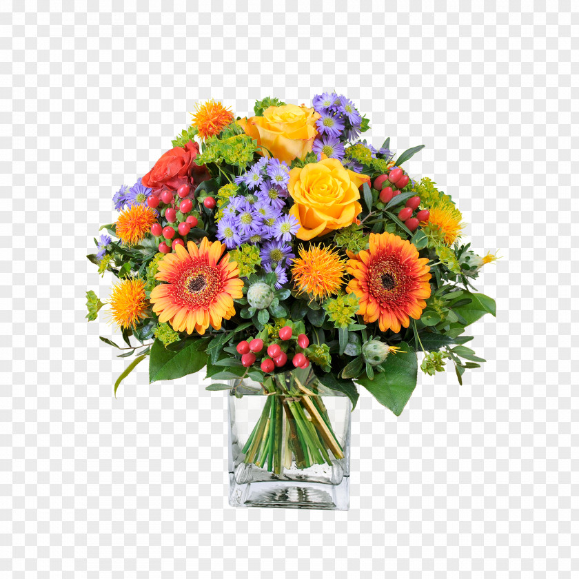 Flower Transvaal Daisy Bouquet Cut Flowers Floral Design PNG