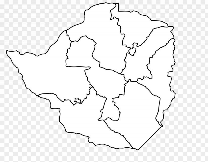 Map Provinces Of Zimbabwe Blank Flag Wikipedia PNG