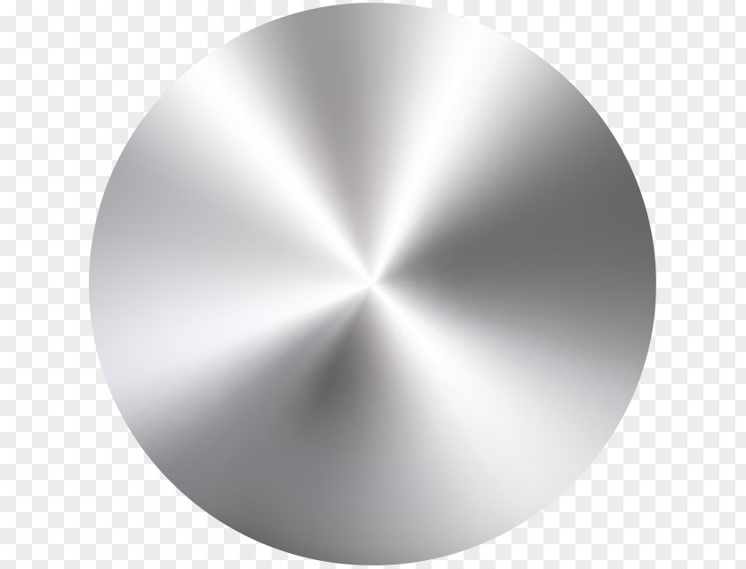 Mesh Gradient Circle Metal Illustrator PNG