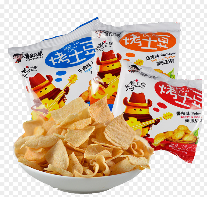 Kita Brothers Baked Potato Chips Corn Flakes Totopo Fast Food Chip PNG
