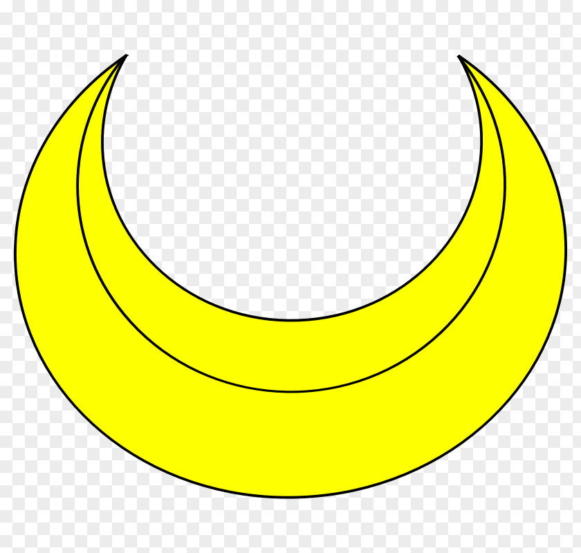 Paxed Crescent Heraldry Moon Clip Art PNG