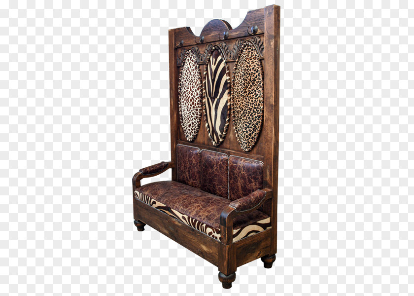 Chair Couch Antique Brown PNG